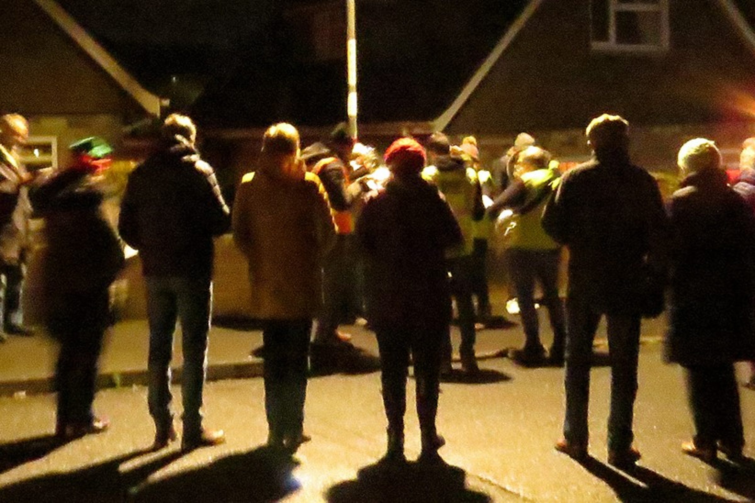 Carol Singing in Parc Seymour